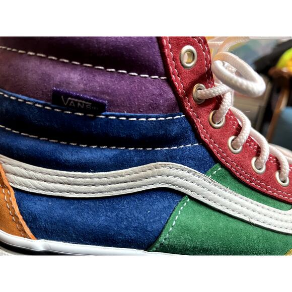 Vans Multi Scotchguard Waterproof high Hi top Winter Warm 8.5 men 10 W Rainbow main image 12